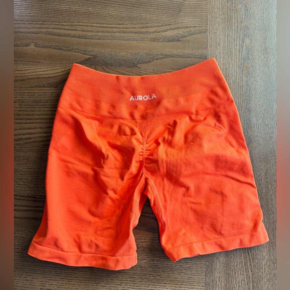 Aurora Orange workout Shorts